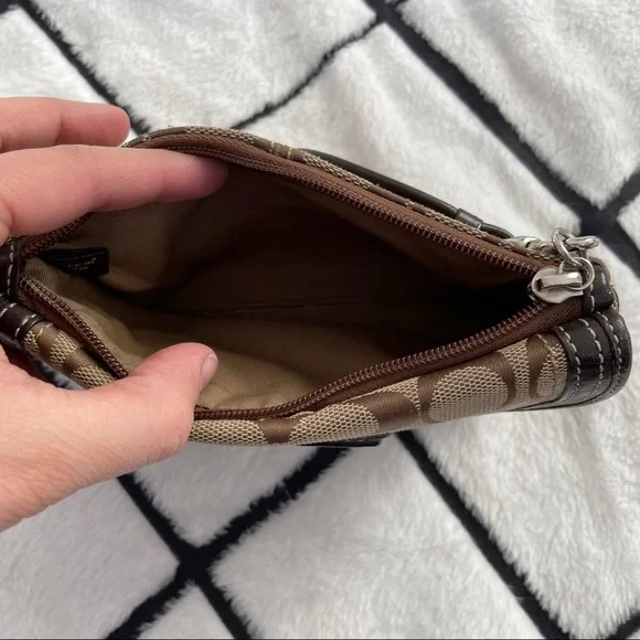 Coach Turn Lock Wristlet - Picture 5 of 9